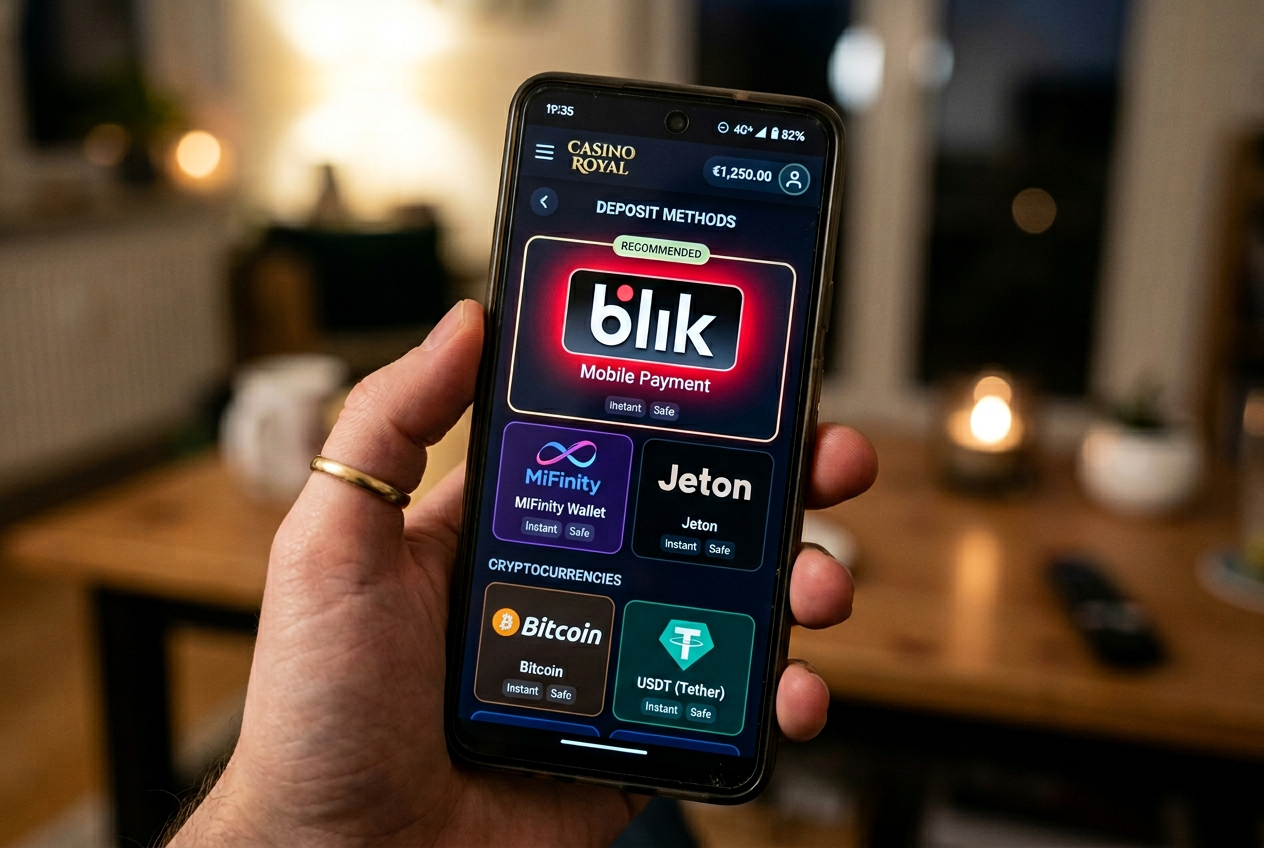 Różnorodne nowoczesne metody płatności w polskim kasynie online: BLIK, MiFinity i kryptowaluty