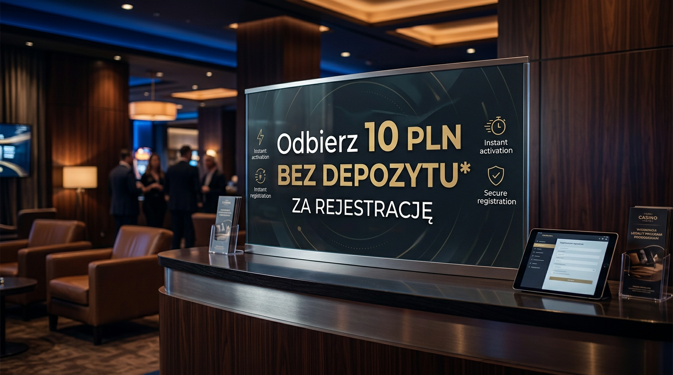10 zł za rejestrację bez depozytu 2026: Najlepsze Bonusy na Start